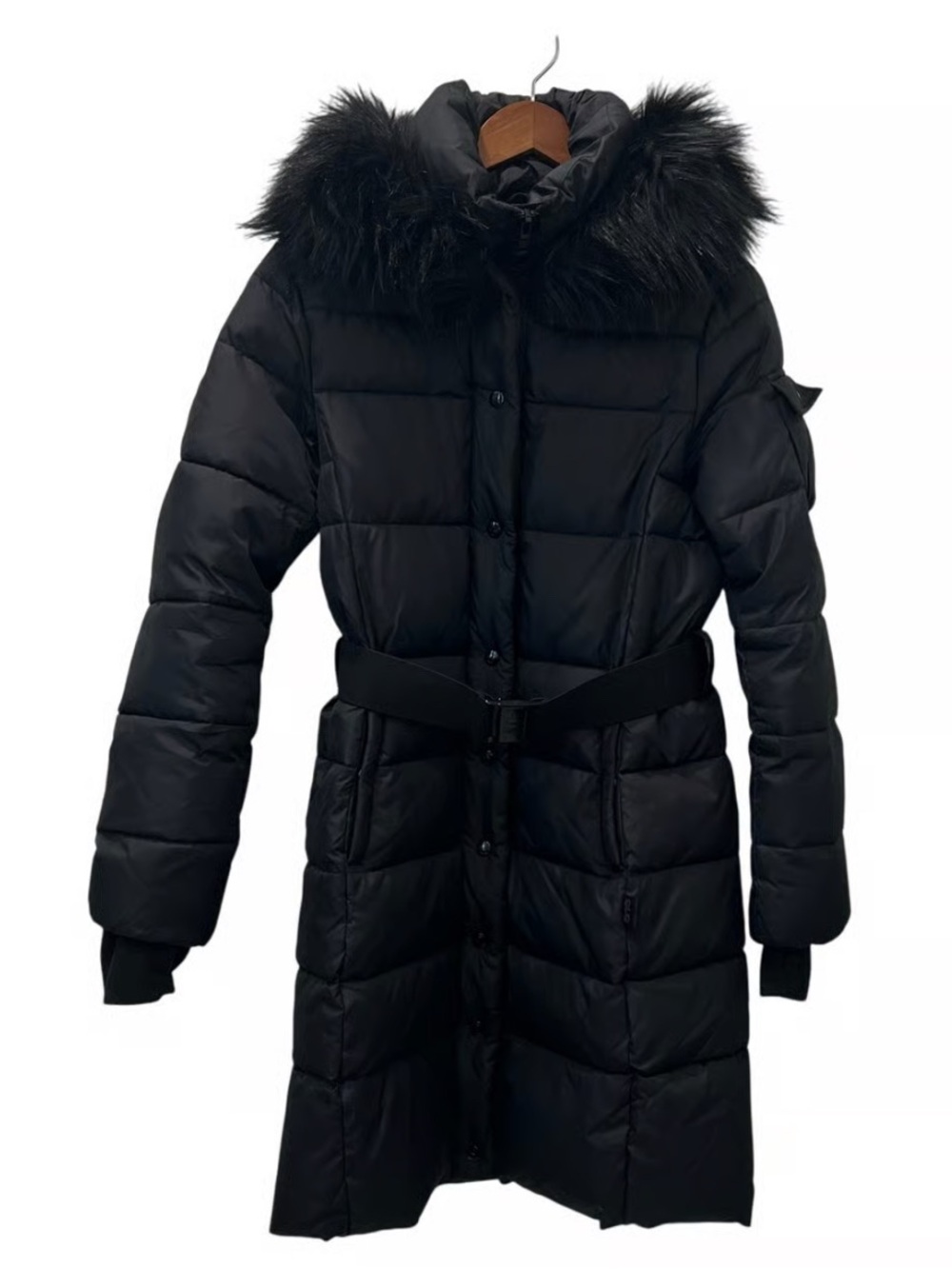 S13 black puffer coat